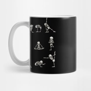 Skeleton Yoga Sport Funny Mug